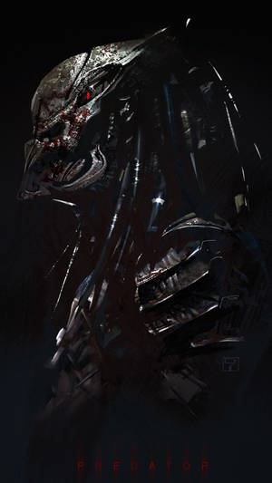 Wounded Side View Predator Wallpaper