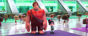 Wreck-it Ralph And Vanellope Von Schweetz In 'ralph Breaks The Internet' Wallpaper