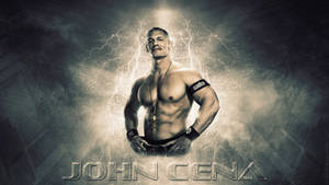 Wwe Superstar John Cena Aesthetic Cover Wallpaper