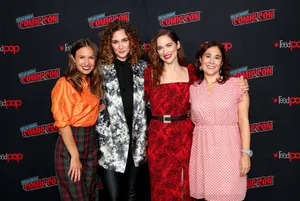 Wynonna Earp Cast At Comic Con Wallpaper