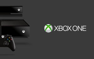 Xbox One X Console Controller And Logo Wallpaper