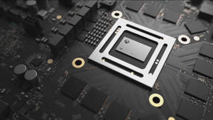 Xbox One X Motherboard And Gpu Wallpaper