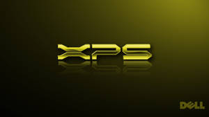 Xps Dell Hd In Gold Wallpaper