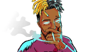Xx Tentacion Smoking Wallpaper