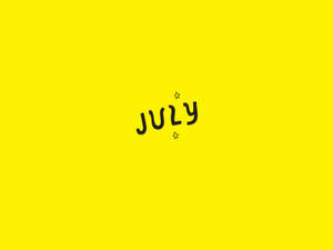 Yellow Aesthetic July Wallpaper