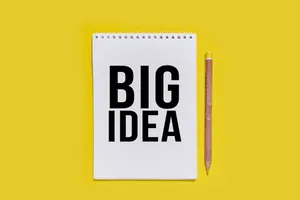 Yellow Aesthetic Laptop Big Idea Wallpaper