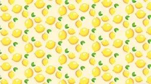Yellow Aesthetic Lemon Collage For Computer Wallpaper
