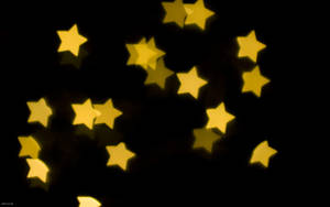 Yellow Aesthetic Stars Wallpaper