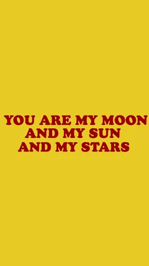 Yellow Aesthetic Sweet Quote Wallpaper