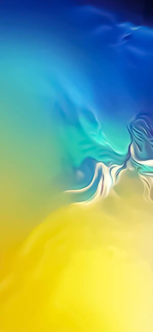 Yellow And Blue Abstract Samsung Wallpaper