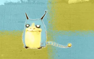 Yellow And Blue Monster Animated Wallpaper
