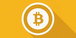 Yellow And White Bitcoin Wallpaper