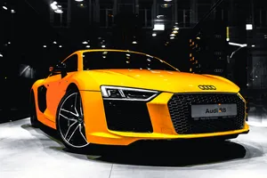 Yellow Audi R8 Wallpaper