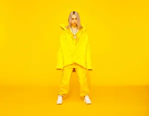 Yellow Billie Eilish 4k Wallpaper