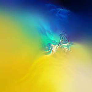 Yellow Blue Gradient S10 Cover Wallpaper