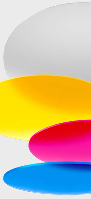 Yellow Blue Pink White Ipad Wallpaper