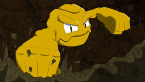 Yellow-colored Geodude Pokemon Wallpaper