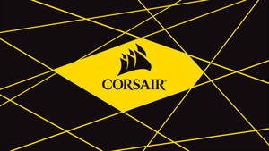 Yellow Corsair Abstract Pattern Wallpaper