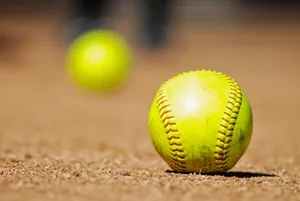 Yellow-green Balls For Awesome Softball Wallpaper