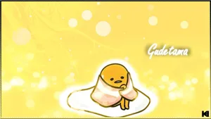 Yellow Gudetama Wallpaper
