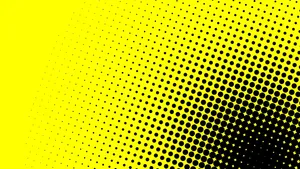 Yellow Hd Halftone Texture Wallpaper