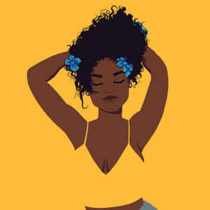 Yellow Melanin Wallpaper