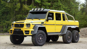 Yellow Mercedes Amg Suv Iphone Wallpaper