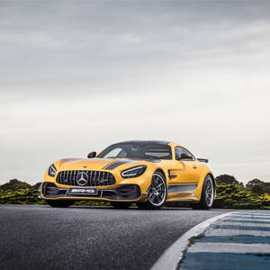 Yellow Mercedes-benz Amg Wallpaper