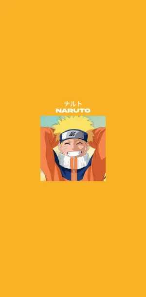 Yellow Naruto Smiling Wallpaper