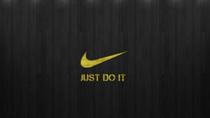 Yellow Nike Just Do It Wallpaper