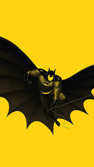 Yellow The Batman Iphone Wallpaper