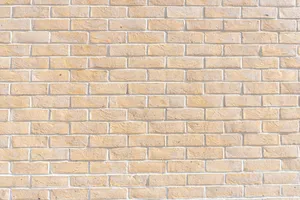 Yellowish Brick Wall Wallpaper