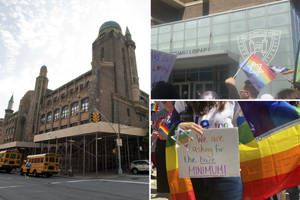 Yeshiva University And Lgbt Protestors Wallpaper