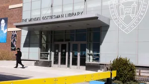 Yeshiva University Gottesman Library Entrance Wallpaper