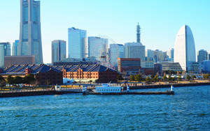 Yokohama Port At Daytime Wallpaper