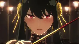 Yor Forger Shyly Blushing Wallpaper