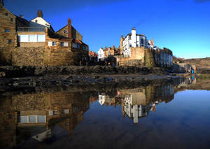 Yorkshire Robin Hood's Bay Wallpaper