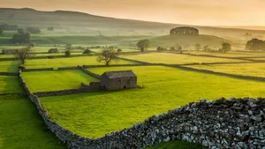 Yorkshire Wensleydale Valley Wallpaper