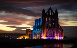 Yorkshire Whitby Abbey Wallpaper