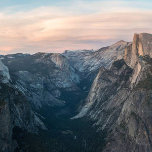 Yosemite Aerial Shot Wallpaper