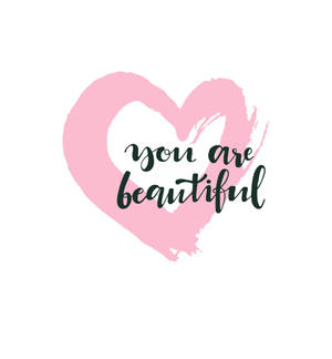 You Are Beautiful Logo Wallpaper