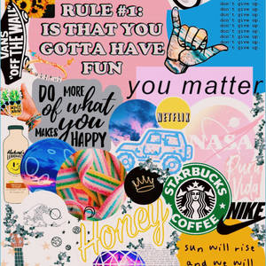You Matter Aesthetic Vsco Collage Wallpaper
