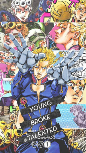 Young Broke And Talented Giorno Giovanna Wallpaper