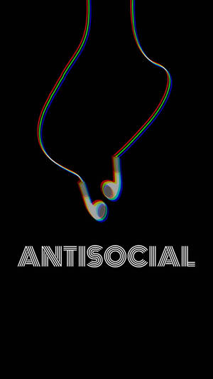 Young Individual Lost In Music In An Anti-social World Wallpaper