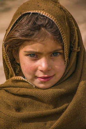 Young Karachi Girl Portrait Wallpaper