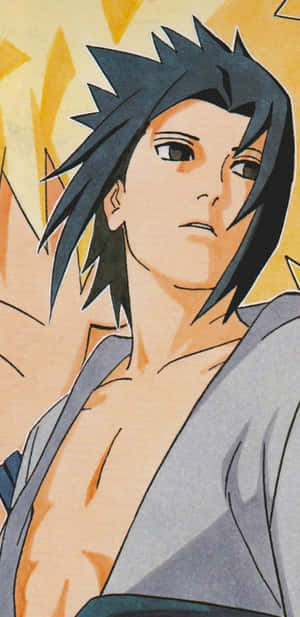 Young Sasuke Art Manga Wallpaper