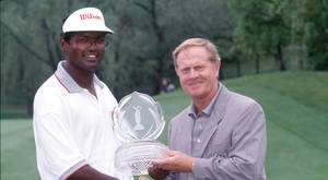 Young Vijay Singh And Jack Nicklaus Wallpaper