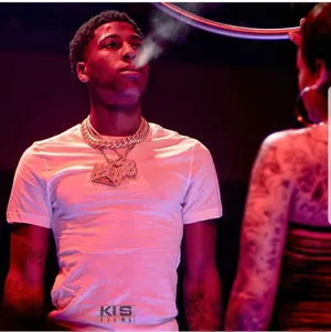 Youngboy Never Broke Again Chain Smoking Wallpaper