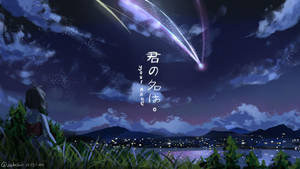 Your Name Anime Film Features Mitsuha Wallpaper