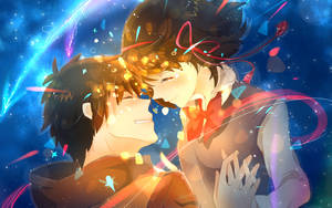 Your Name Couple Anime Art Wallpaper